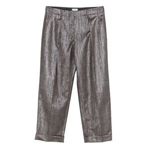 Brunello Cucinelli Women's Trousers Silver